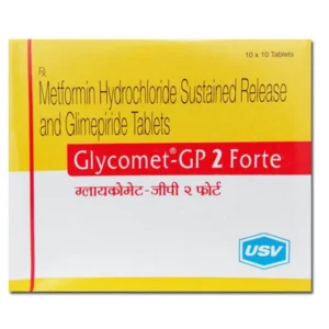 Glycomet GP 2 Tablet (Metformin/Glimepiride)
