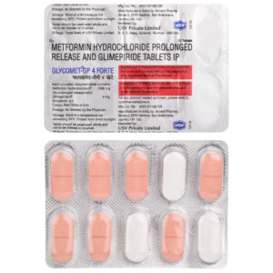 Glycomet-GP 4 Forte (Metformin/Glimepiride)