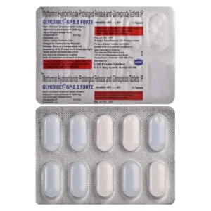 Glycomet-GP 0.5 Forte (Metformin/Glimepiride)