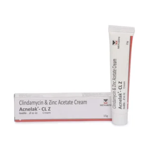 Acnelak-CLZ Cream (Clindamycin/Zinc acetate)