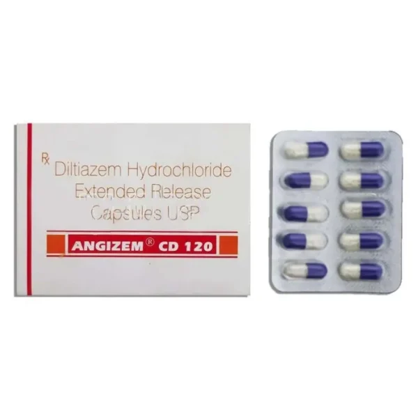 Angizem CD 120mg (Diltiazem)