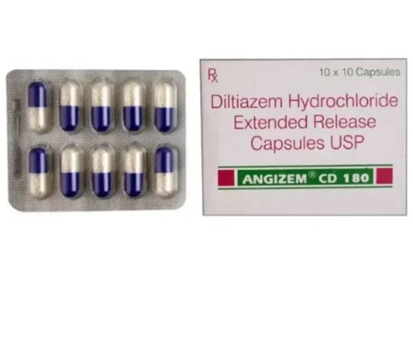 Angizem CD 180mg (Diltiazem)