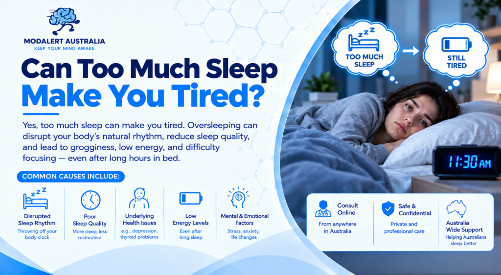 Can too Much Sleep Make You Tired?