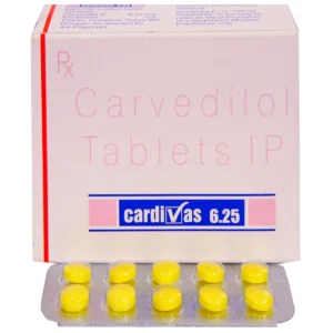 Cardivas 6.25mg (Carvedilol)