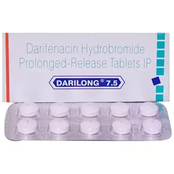 Darilong 7.5mg (Darifenacin)