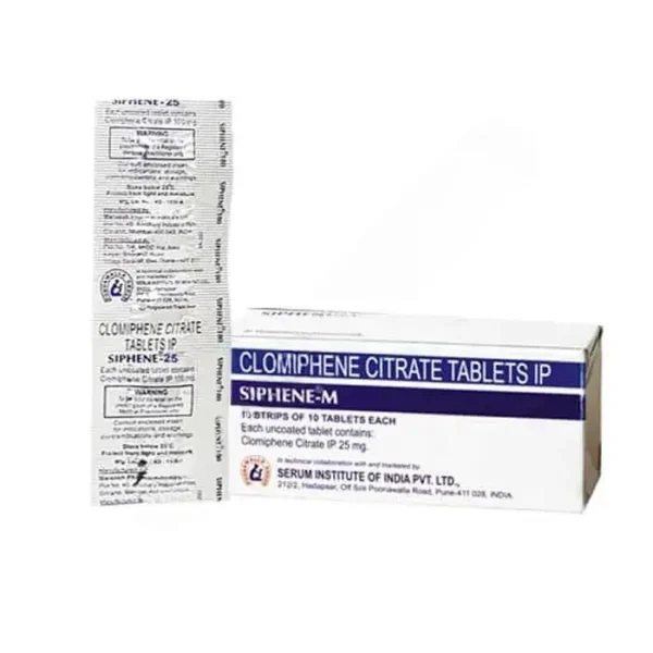 Siphene M 25mg (Clomiphene)