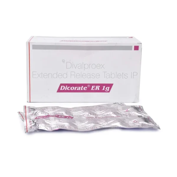 Dicorate ER 1000mg (Divalproex Sodium)