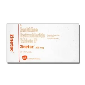 Zinetac 300mg (Ranitidine)