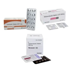 Fenbendazole 500+Mebendazole 500+Ivermectin 3