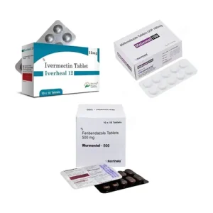 Fenbendazole 500+Mebendazole 100+Ivermectin 12