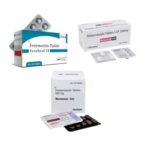 Fenbendazole 500+Mebendazole 500+Ivermectin 12