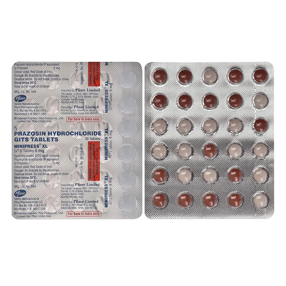 Minipress XL 5mg (Prazosin) Minipress XL 5mg (Prazosin)