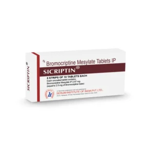 Sicriptin 1.25mg (Bromocriptine)