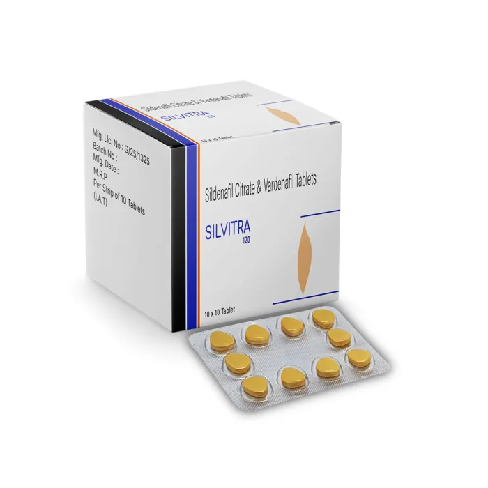 Silvitra 120mg (Sildenafil/Vardenafil) Silvitra 120mg (Sildenafil/Vardenafil)