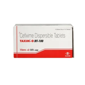 Taxim O DT 100mg (Cefixime)