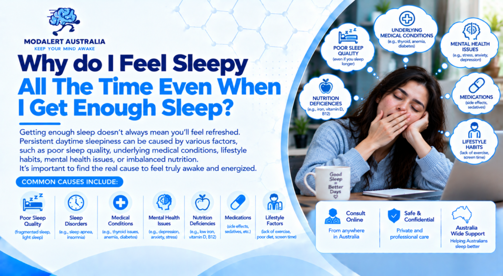 Why do I Feel Sleepy All The Time Even When I Get Enough Sleep?
