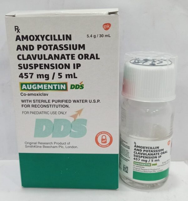 Augmentin Syrup DDS 5.4g (Amoxicillin/Clavulanic Acid)