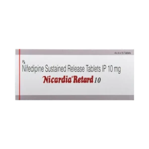 Nicardia Retard 10mg (Nifedipine)