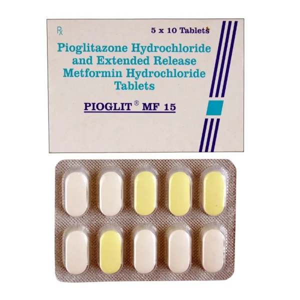 Pioglit MF 15 (Pioglitazone/Metformin)