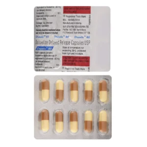Duzela 40mg (Duloxetine)