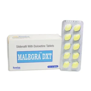 Malegra DXT 100/30mg (Sildenafil Citrate/Duloxetine)