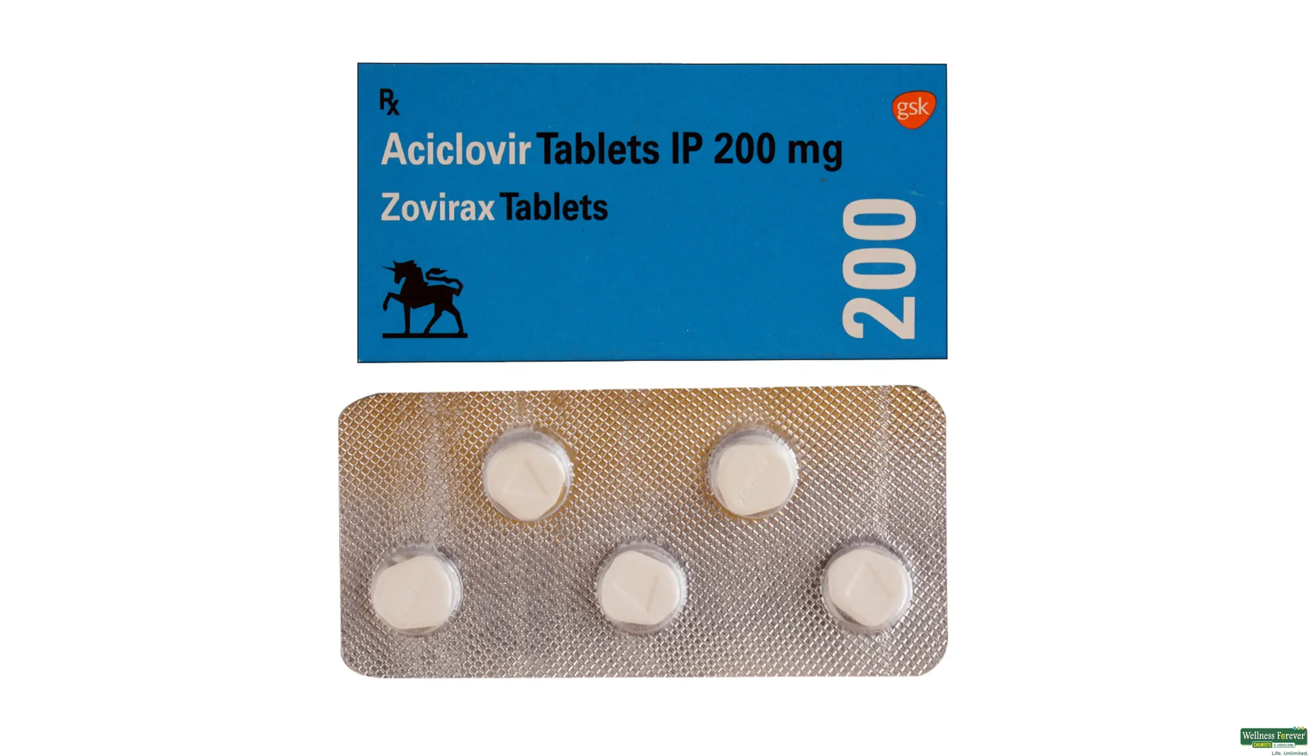 Zovirax 200mg (Acyclovir) Zovirax 200mg (Acyclovir)