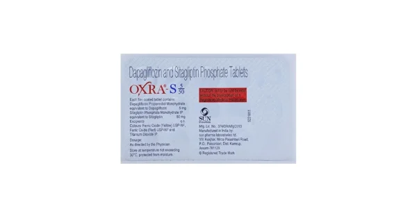 Oxra-S 5/50mg (Dapagliflozin/Sitagliptin)
