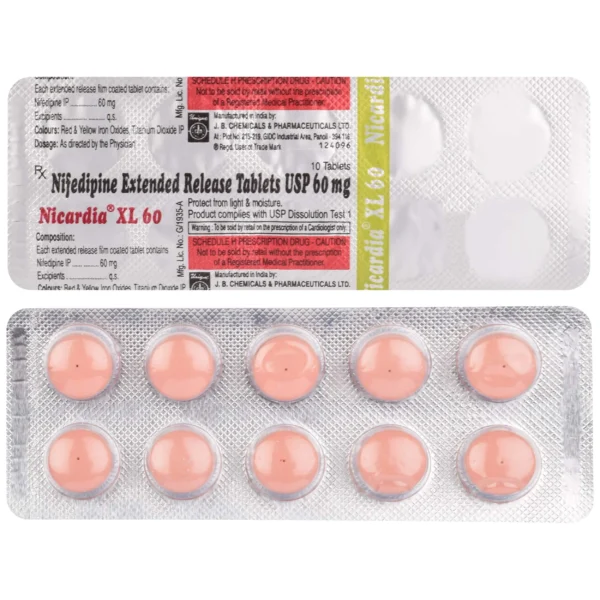Nicardia XL 60mg (Nifedipine)