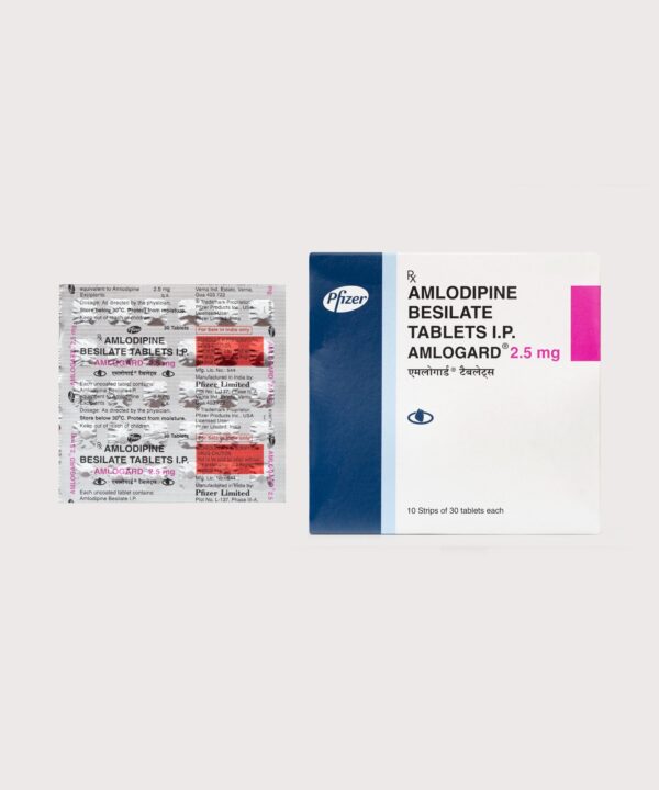 Amlogard 2.5mg (Amlodipine)