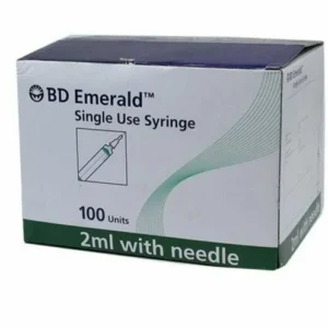 BD Emerald 2ml Syringe with 23G Needle (Syringe)