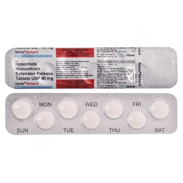 Ismo Retard 40mg (Isosorbide Mononitrate)