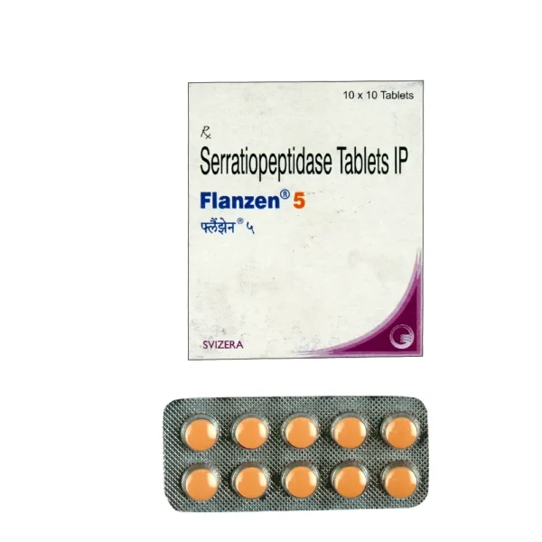Flanzen 5mg (Serratiopeptidase)