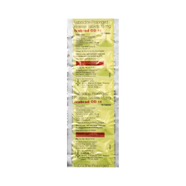 Ivabrad OD 15mg (Ivabradine)