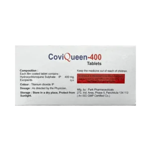 Coviqueen 400mg (Hydroxychloroquine Sulfate)