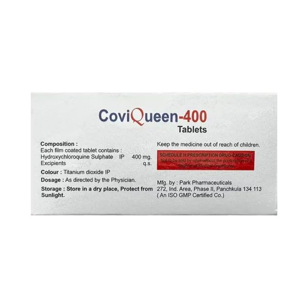 Coviqueen 400mg (Hydroxychloroquine Sulfate)