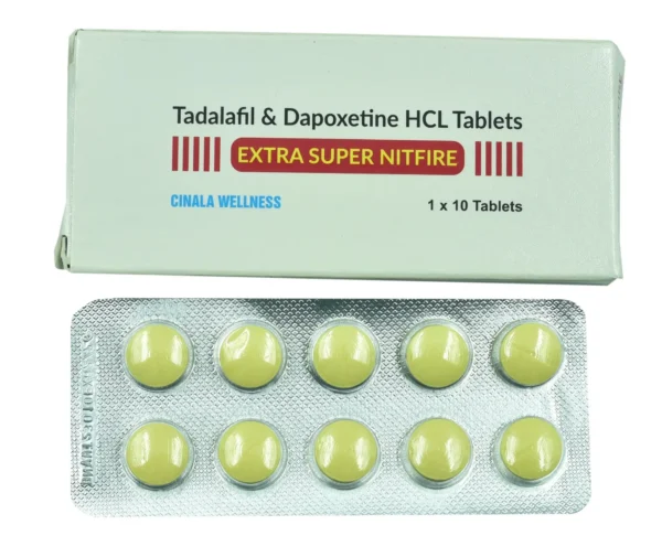 Extra Super Nitfire 100mg (Tadalafil/Dapoxetine)