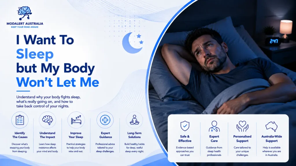 I Want To Sleep but My Body Won't Let Me