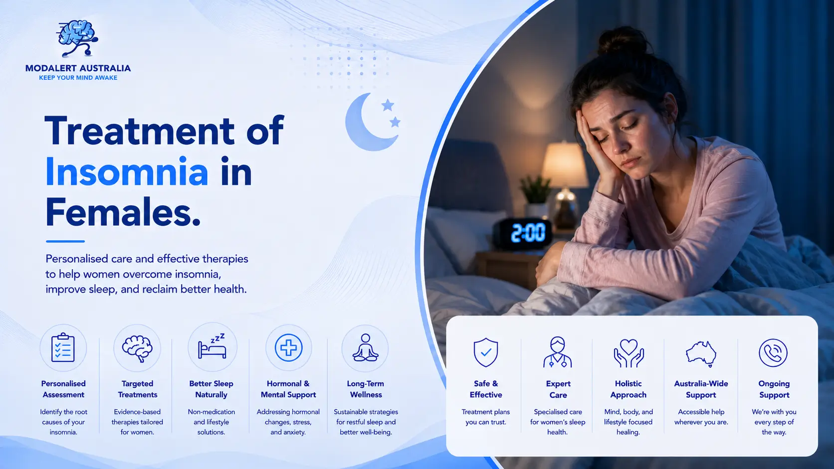 Treatment of Insomnia in Females