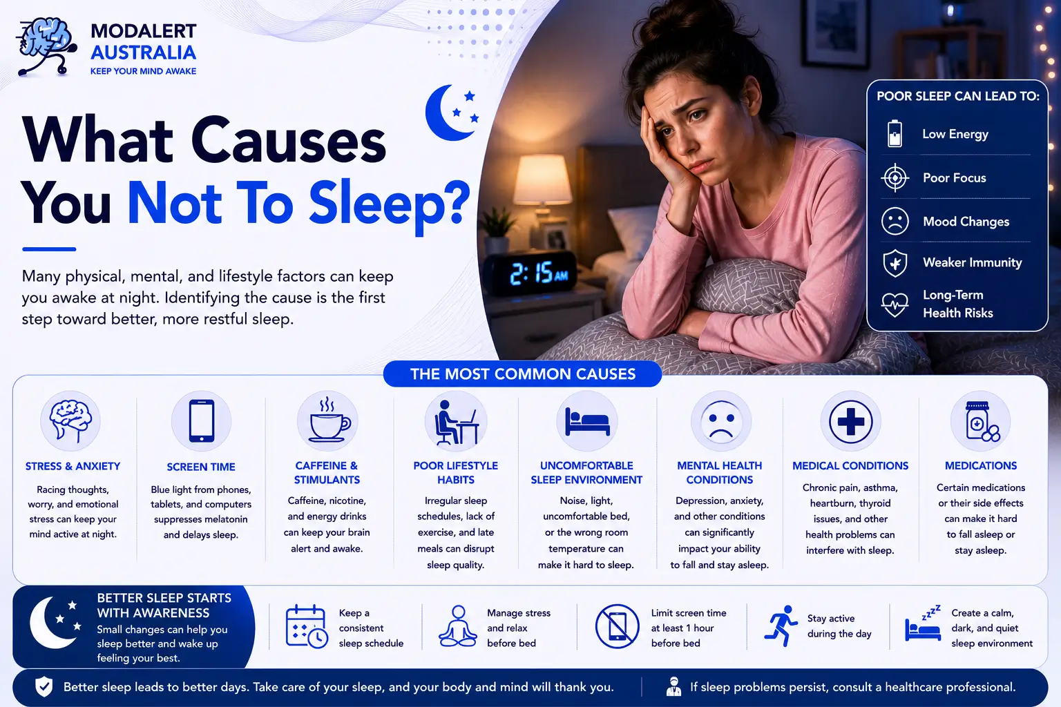 What Causes You Not To Sleep?