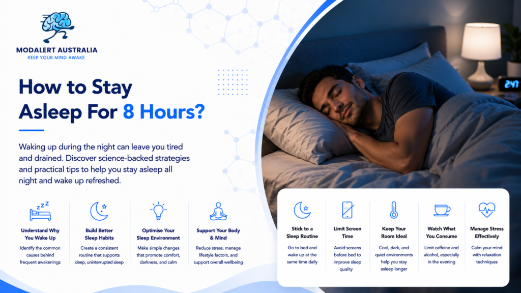 How to Stay Asleep For 8 Hours