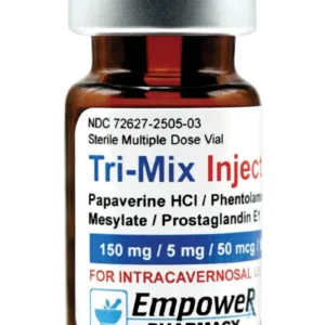 Trimix penile injection