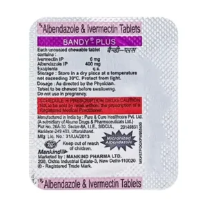 Bandy-Plus 6mg (Ivermectin / Albendazole)