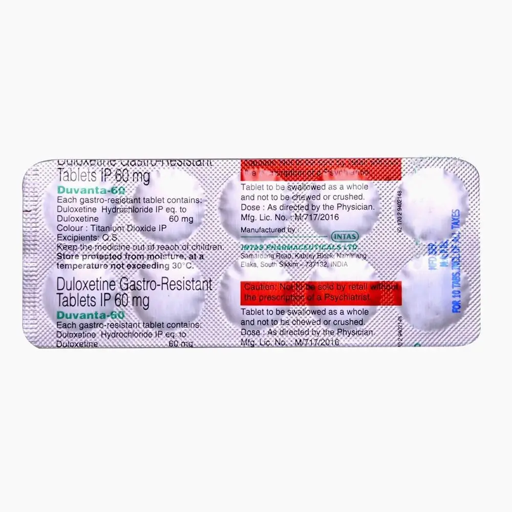 Duvanta 60mg Duvanta 60mg